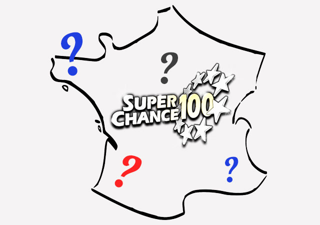 Carte de France avec des points d'interrogation.
