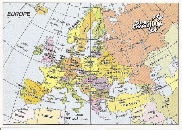 Carte d'Europe.